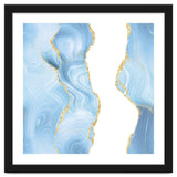 Blue & Gold Glitter Agate Texture 07 thumbnail