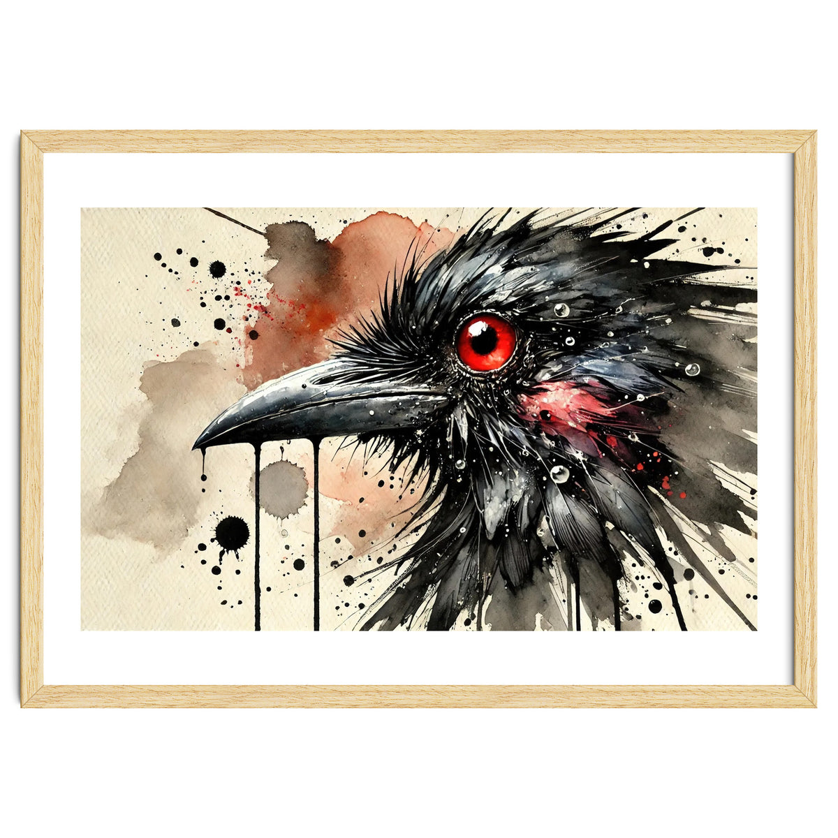 Dramatic Raven Portrait