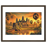 Vintage Cambodia, Angkor Wat Sunrise Poster thumbnail