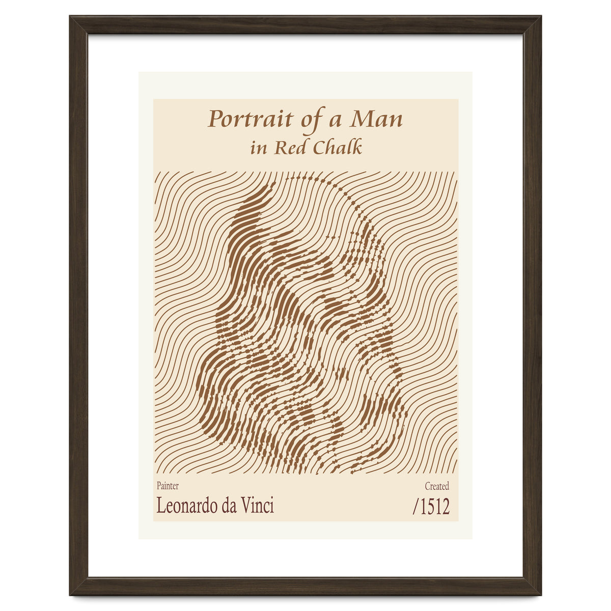 Portrait Of A Man In Red Chalk (self Portrait) – Leonardo Da Vinci (1512)