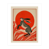 Hare And The Red Sun (Print Only) thumbnail