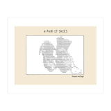 a pair of shoes (1886) – Vincent van Gogh(ascii art)  (Print Only) thumbnail