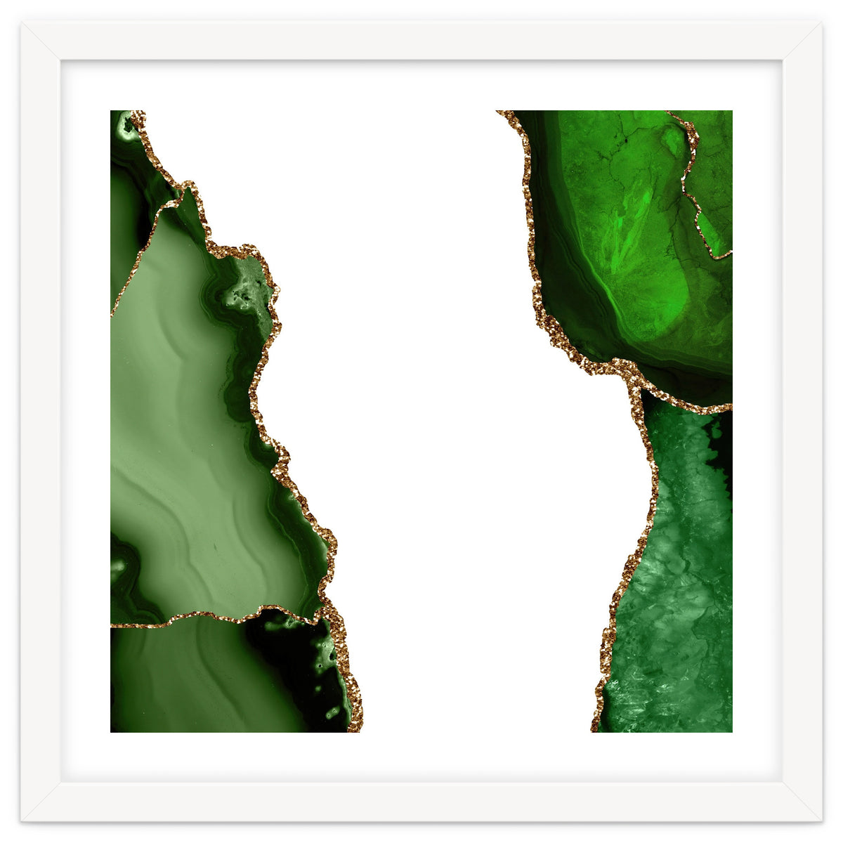 Green & Gold Agate Texture 21