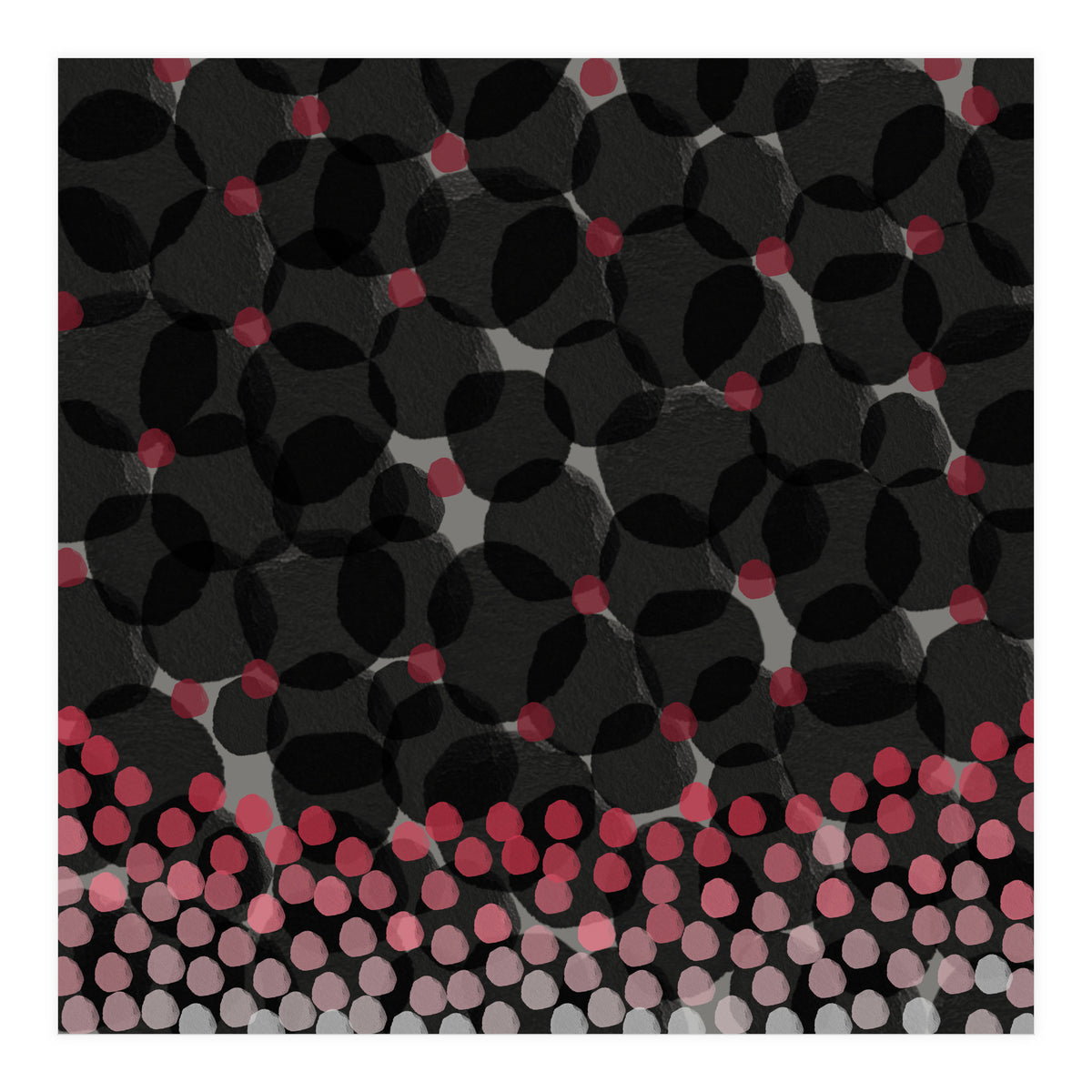 Dark Watercolor Florals (Print Only)