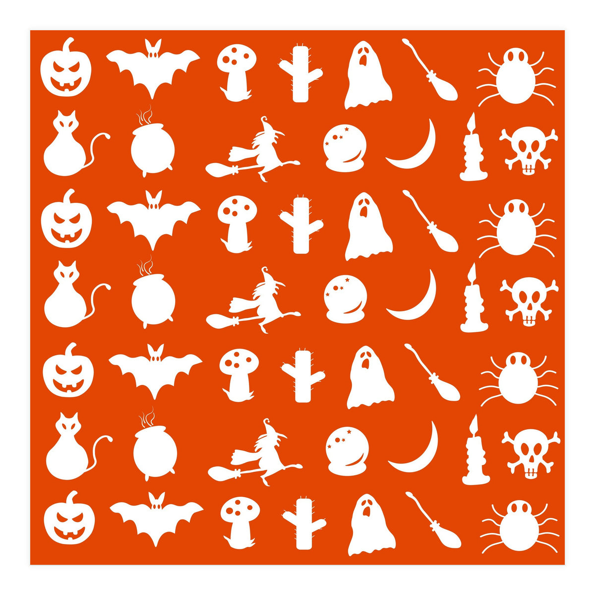 Halloween Icons Pattern (Print Only)