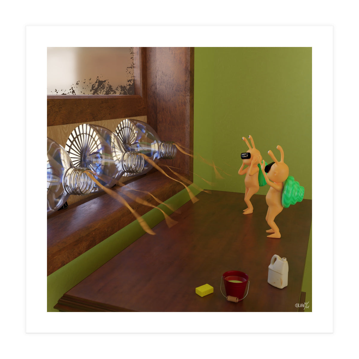 Sustainable Air Cooling System (Lwuba 037 Air Cooler 02) (Print Only)