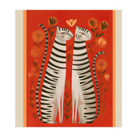 Striped Cat Pair (Print Only)