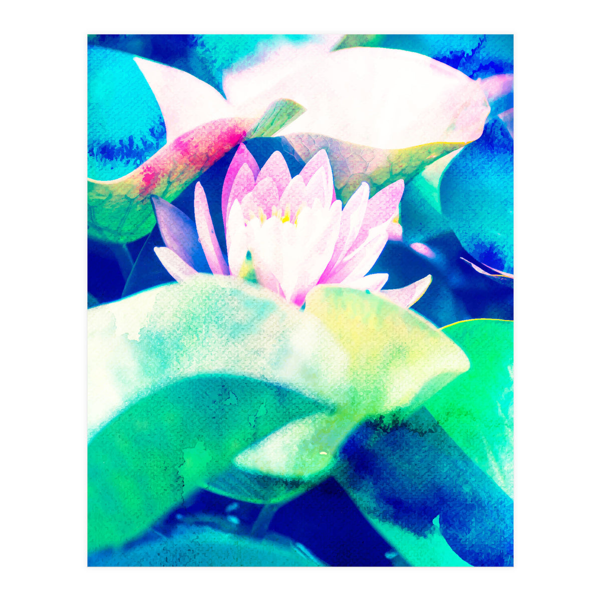 Watercolor Lotus (Print Only)