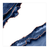 Navy & Rose Gold Agate Texture 27 (Print Only) thumbnail