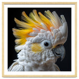 Close Up Of A Cockatoo With Yellow Crest thumbnail