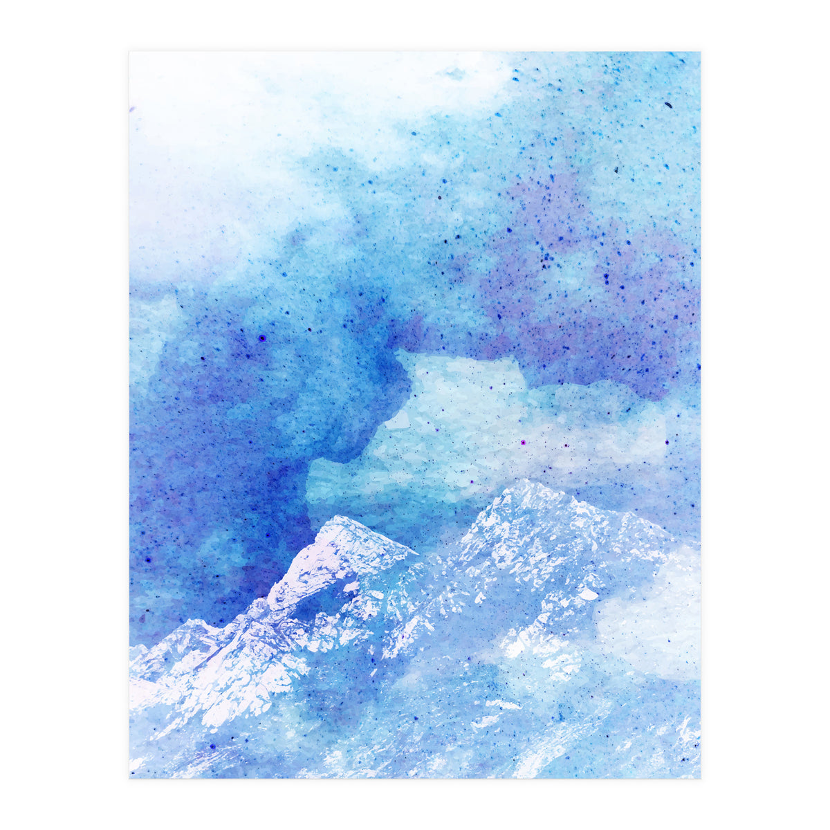 Snowy Mountain (Print Only)