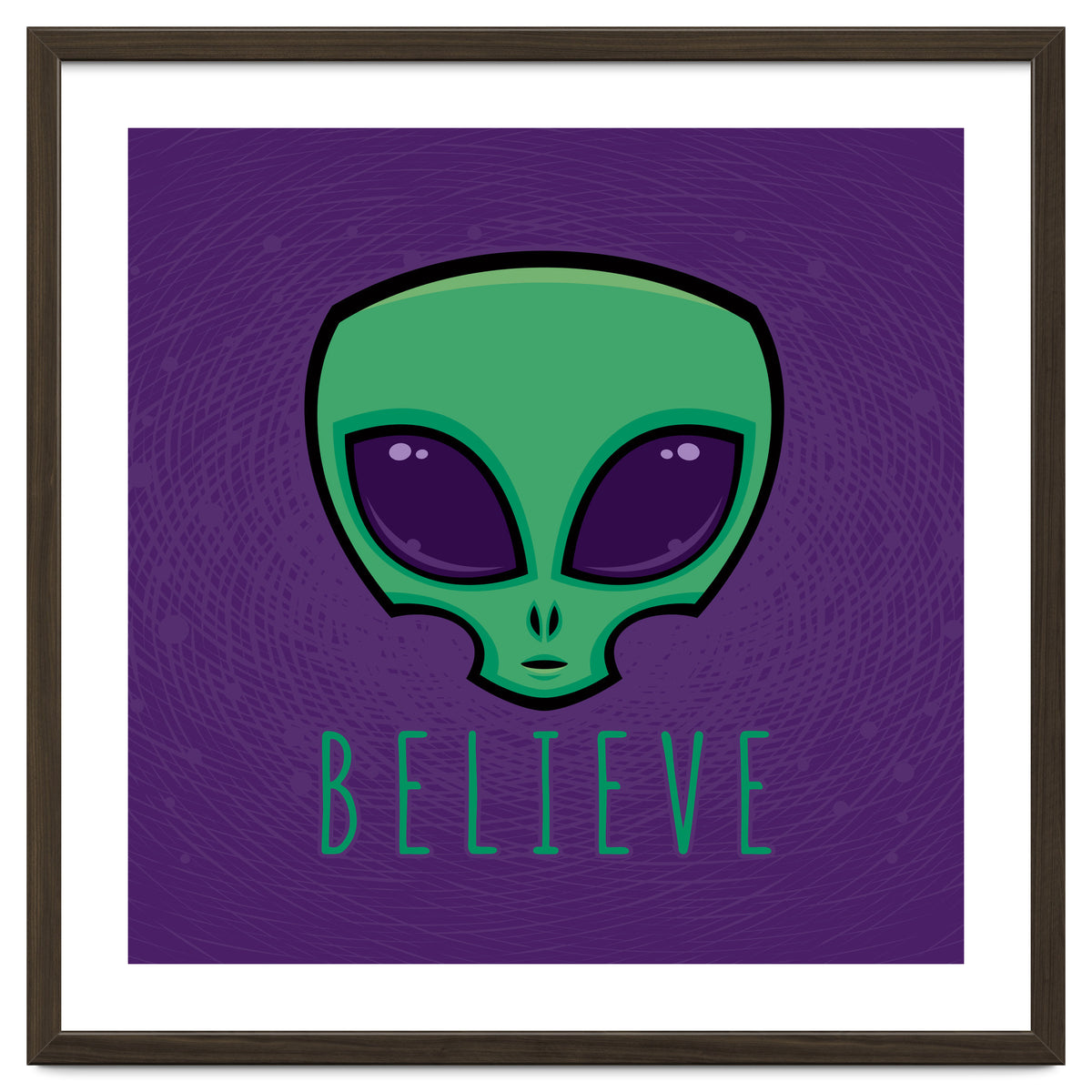 Believe Alien Head