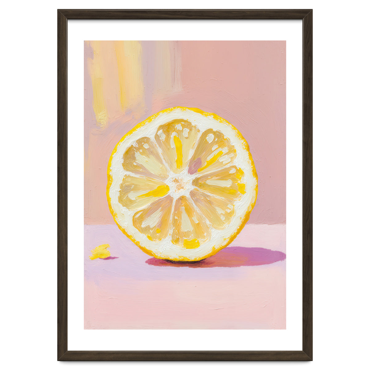Lemon Slice – Modern Still Life Food