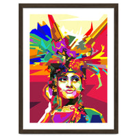 Beauty Traditional Ethnic Woman Pop Art