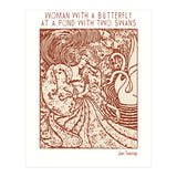 Woman With A Butterfly (Print Only) thumbnail