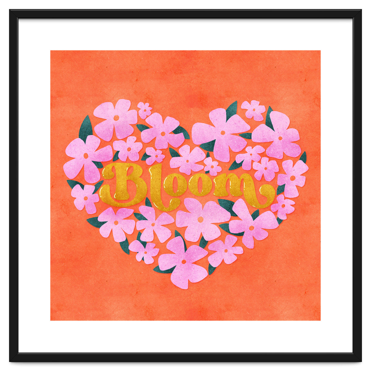 Bloom Floral Heart