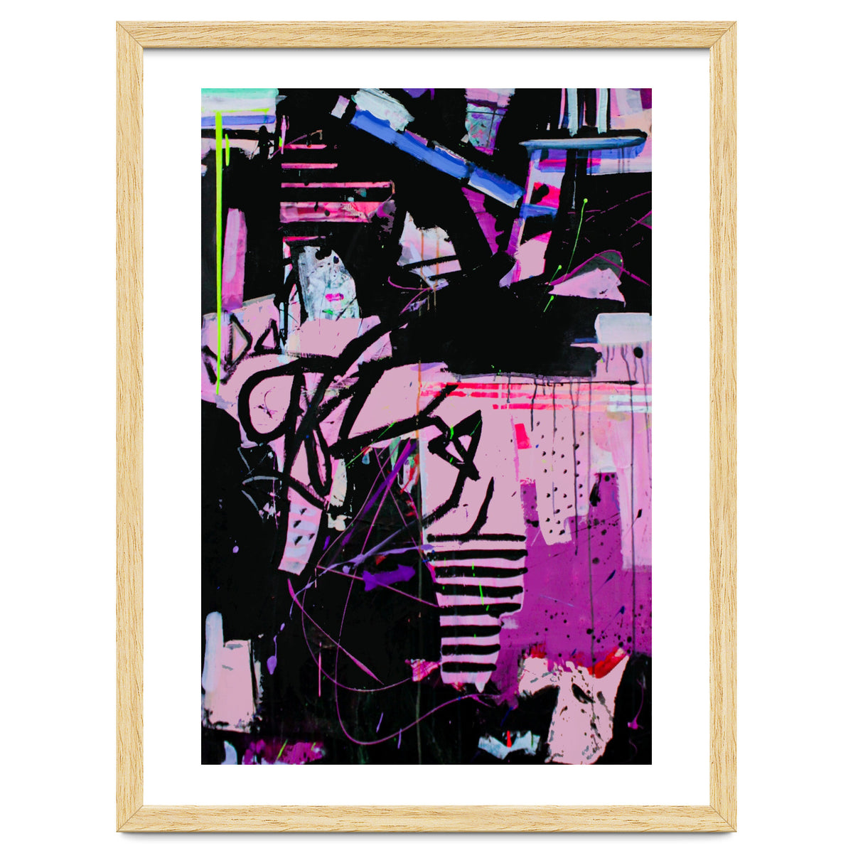 Wild Child Abstract Acrylic Colorful Arthaus Michelle Williams