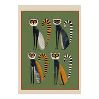 Striped Lemurs (Print Only)