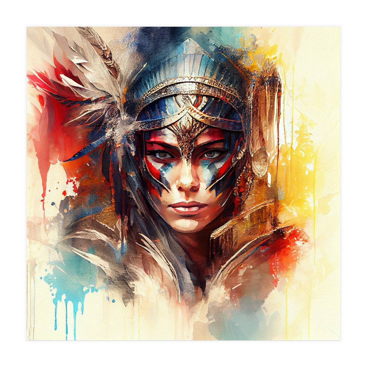 Powerful Warrior Woman #5 (Print Only)