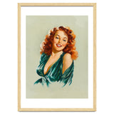 Portrait Of A Redhead Pinup Woman thumbnail