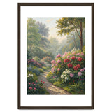 Sunlit Spring Garden Path Oil Painting thumbnail
