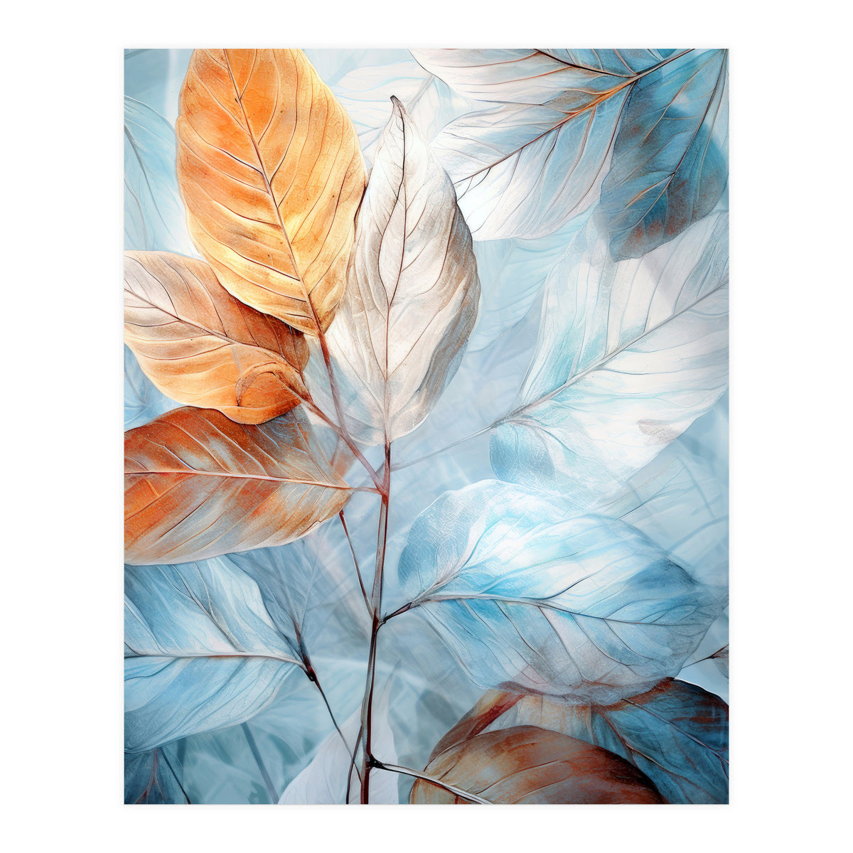 Winter leaves 3 (Print Only)