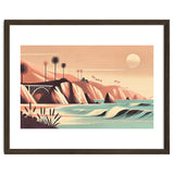 Vintage California, Coastline Poster thumbnail
