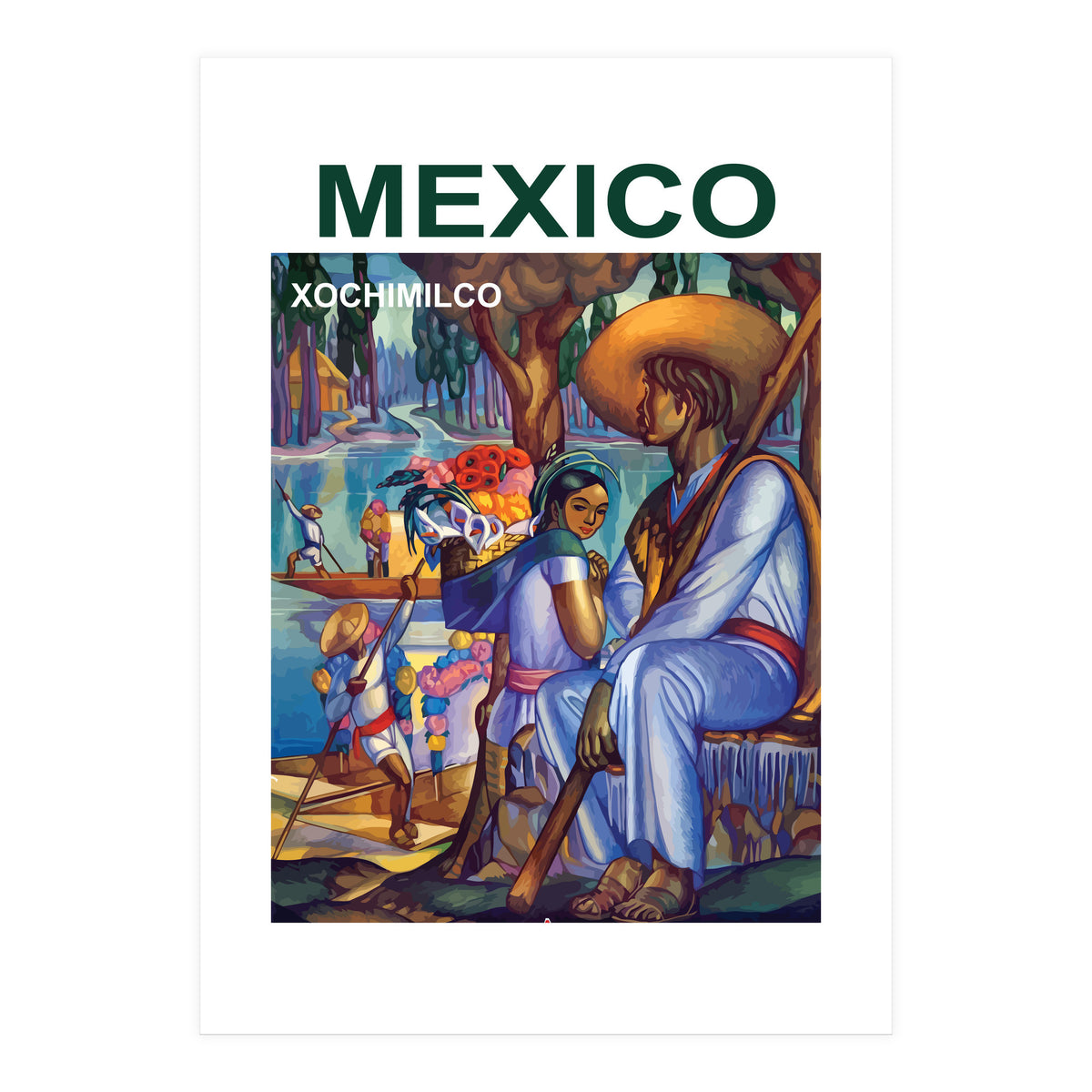 Mexico Xochimilco (Print Only)