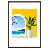 A Peek Ahead, Travel Ocean Beach Sea Tropical, Architecture Arch Boat Summer, Bougainvillea Eclectic Bohemian thumbnail