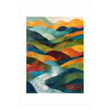 Abstract Rolling Hills Landscape (Print Only) thumbnail