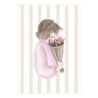 The Girl With The Tulips (Print Only)