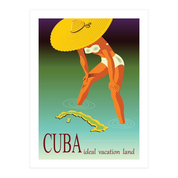 Cuba, Ideal Vacation Land (Print Only)