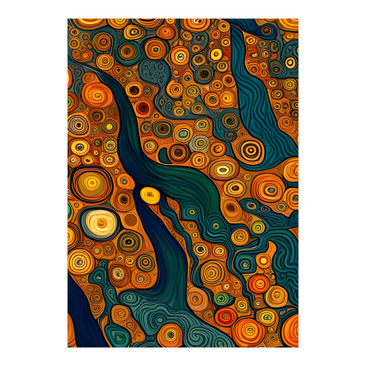 Artificial Masterworks - Klimt van Gogh (Print Only)