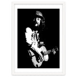 Ian Anderson Rock Music Legend in Grayscale thumbnail