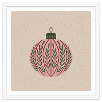 Christmas globe with branches