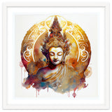 Golden Halo Buddha Portrait thumbnail