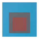 JOSEF ALBERS - HOMAGE TO THE SQUARE, BLUE, DARK RED  (Print Only) thumbnail