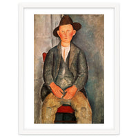 Amadeo Modigliani / 'The Young Farmer', 1918, Oil on canvas.