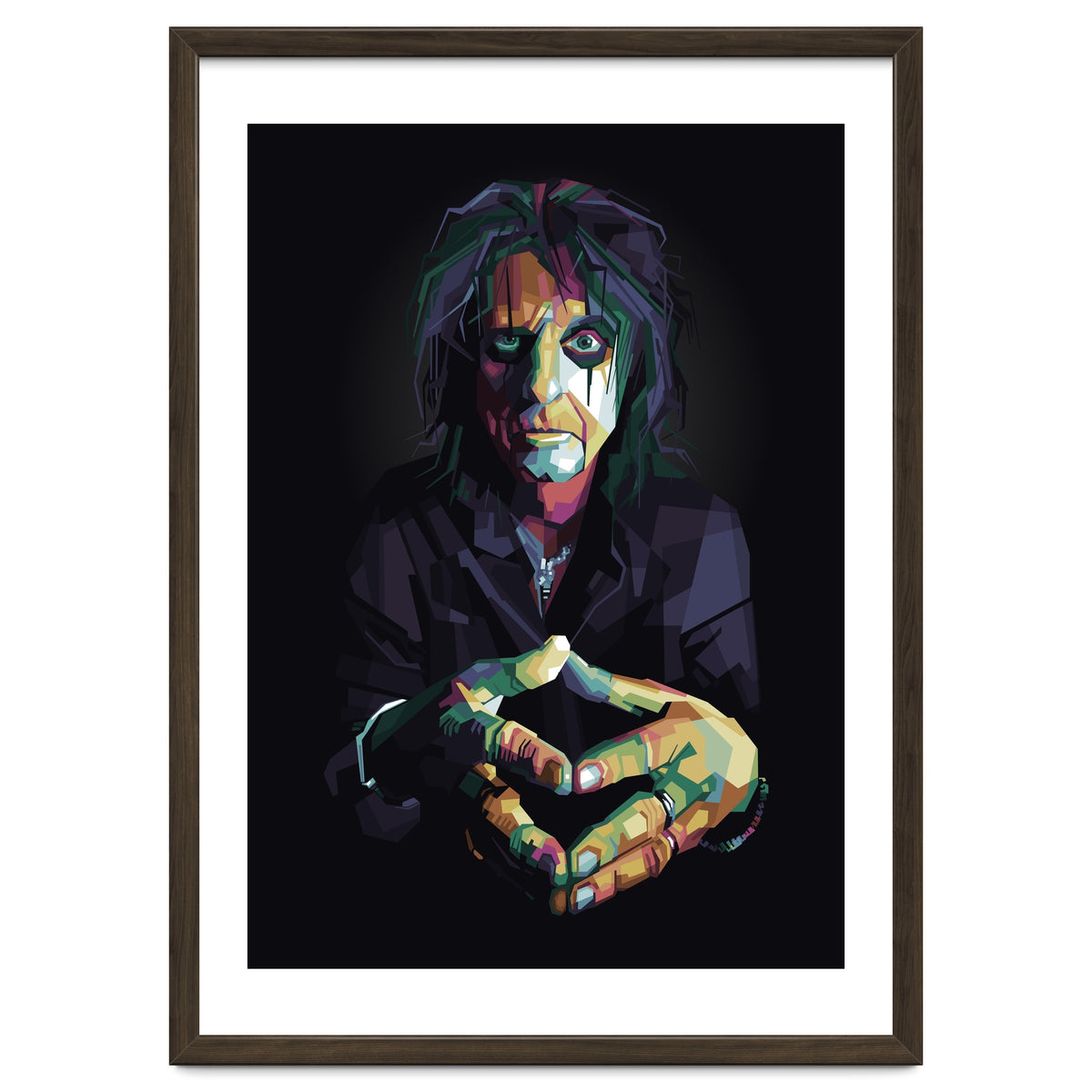 Alice Cooper Pop Art WPAP