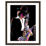 Gato Barbieri  Argentine Jazz Saxophonist Colorful Art thumbnail