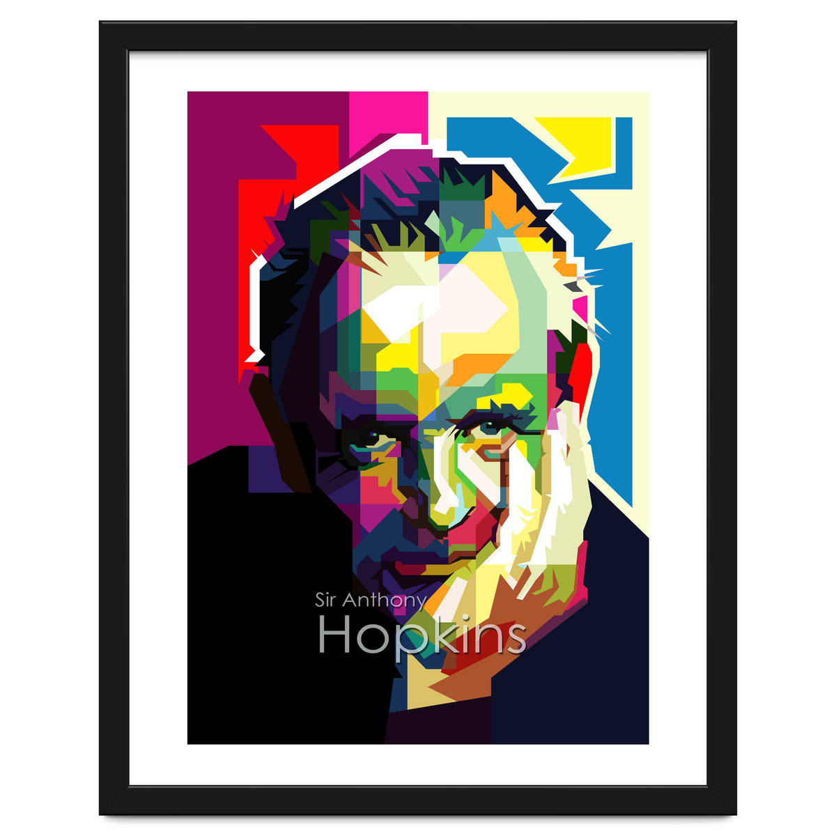 Sir Anthony Hopkins Pop Art WPAP