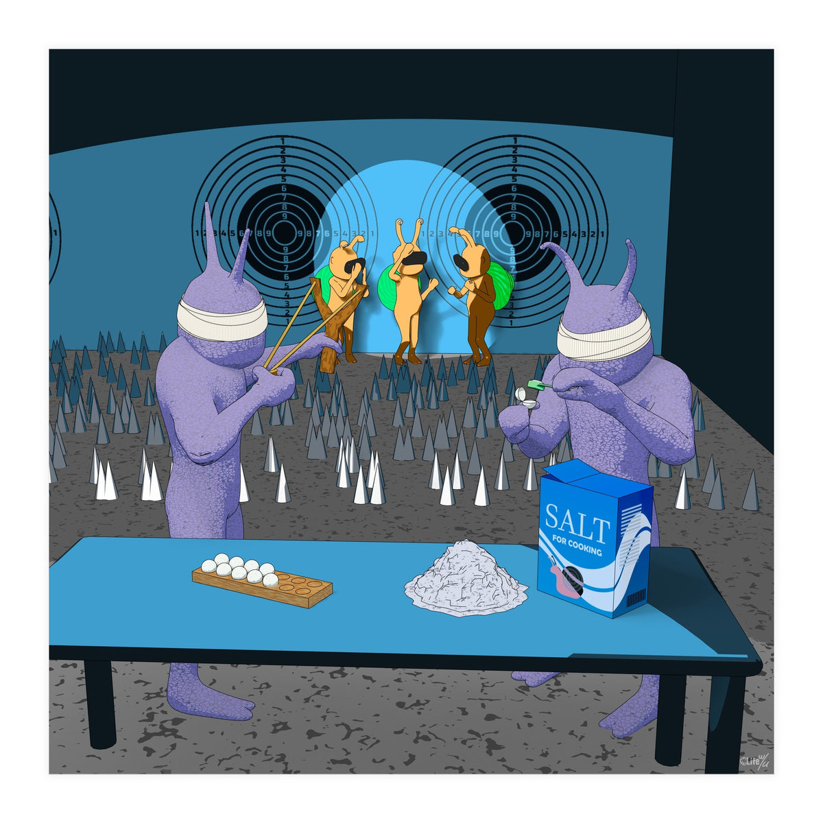 Shooting Range (Lwuba 050 Shooting Range) (Print Only)