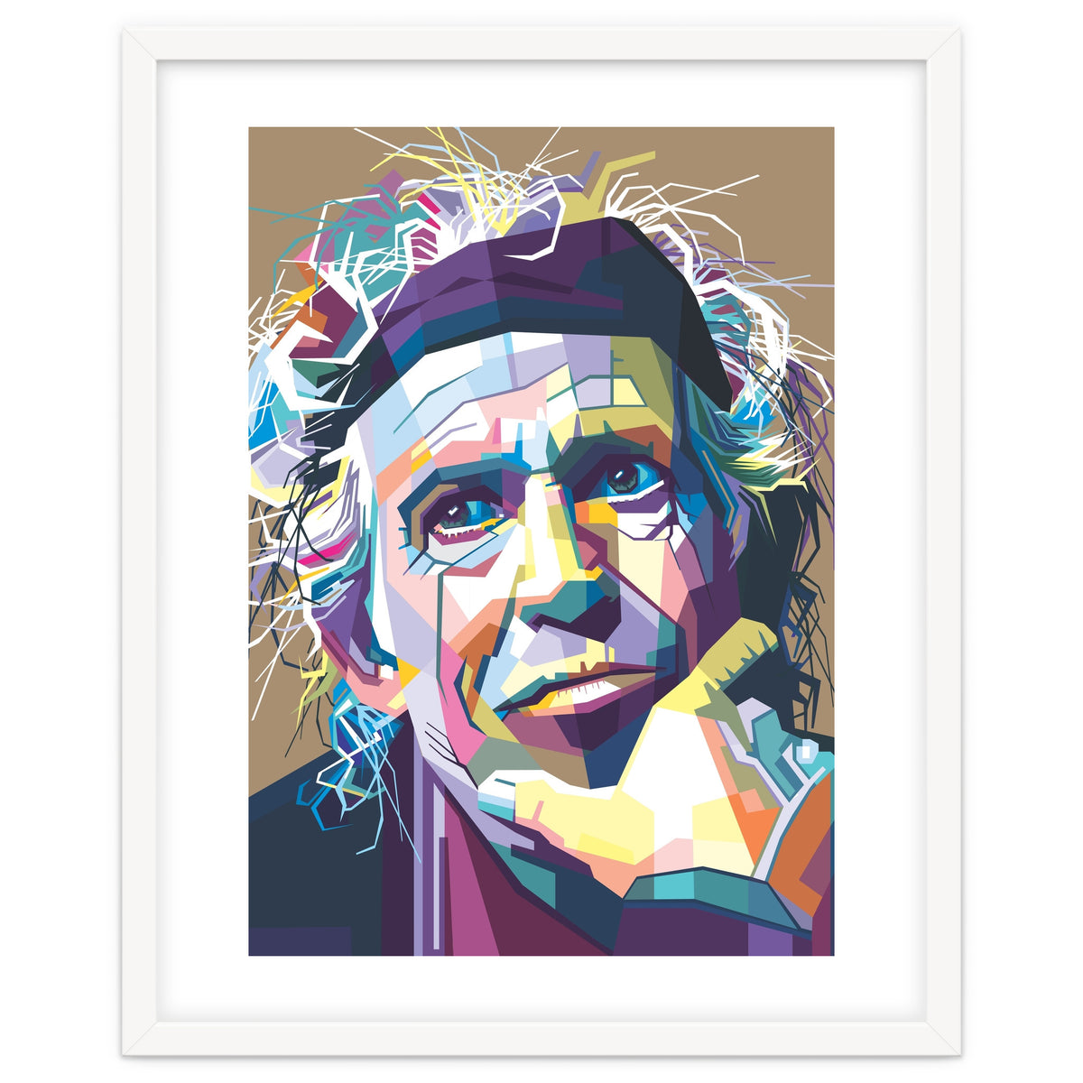 K Richards Pop Art WPAP