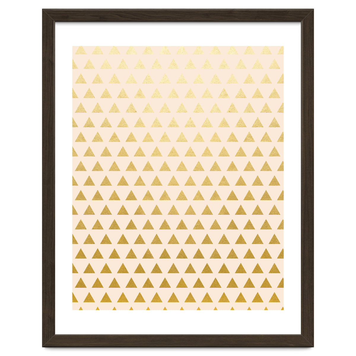 Blush + Gold Triangles #society6 #decor #buyart