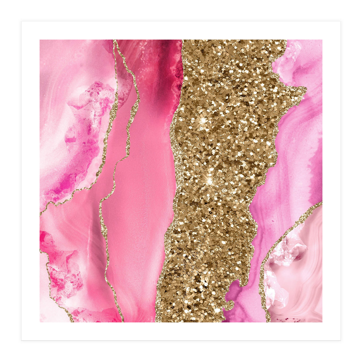 Agate Glitter Dazzle Texture 15  (Print Only)