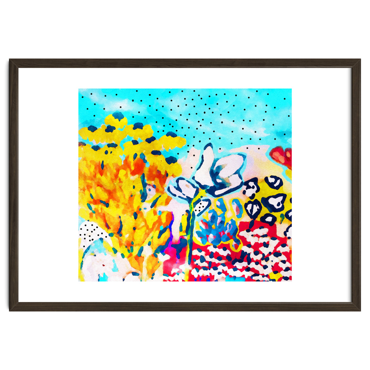 Floral Graffiti #society6 #decor #buyart