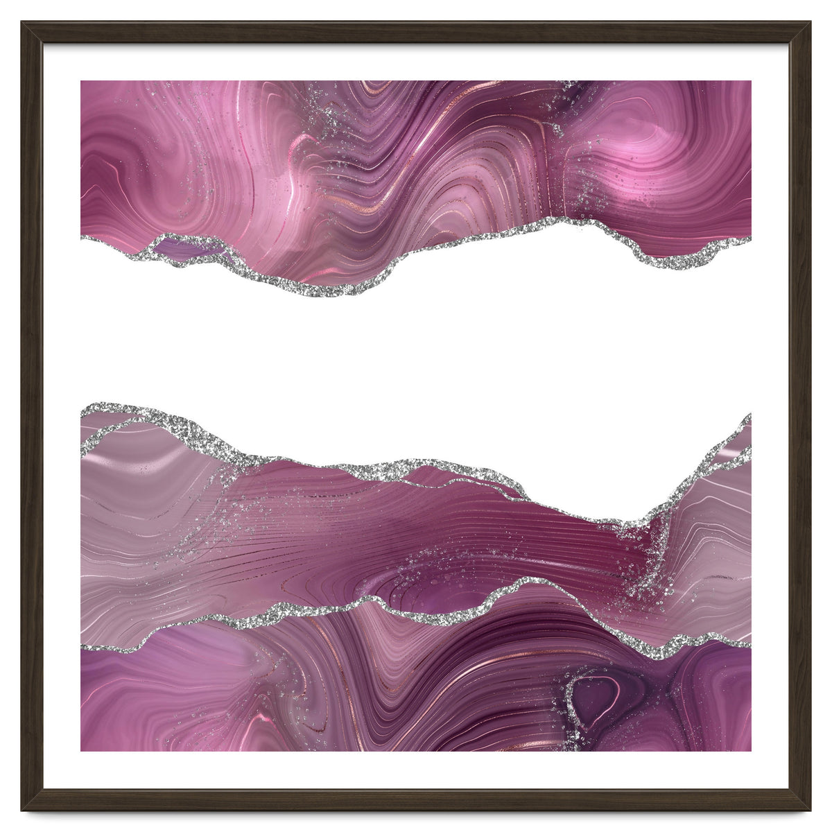 Mauve & Silver Agate Texture 08