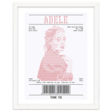 Receipt Art Adele Red thumbnail