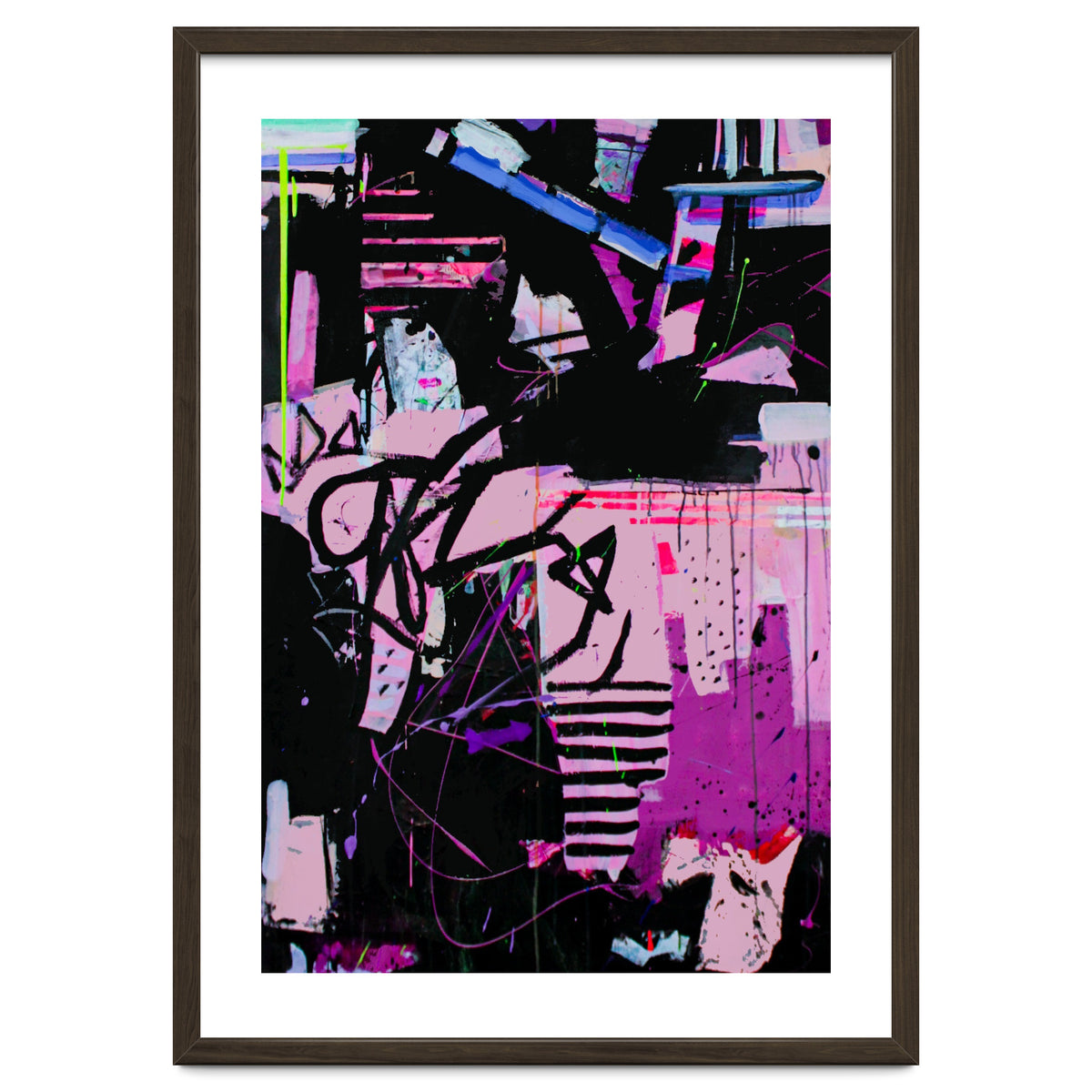 Wild Child Abstract Acrylic Colorful Arthaus Michelle Williams