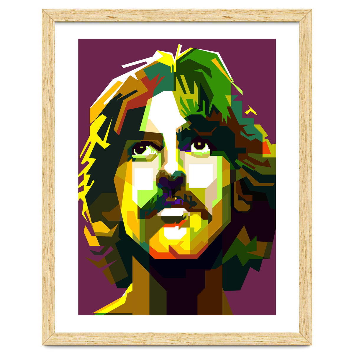 George Harrison The Beatles Pop Art WPAP